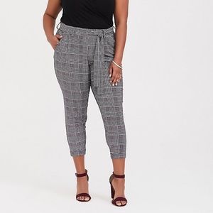 Tie front dress pant